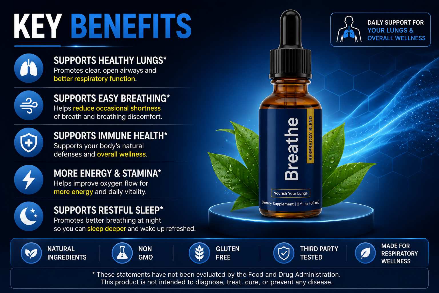 Breathe key benefits